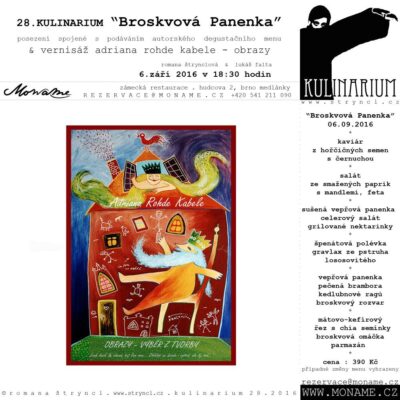28.KULINARIUM “Broskvová Panenka” 28.KULINARIUM “Broskvová Panenka”