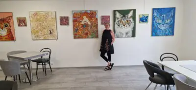 Romana Štryncl a ZeMěKočky v Galerii MonAmi